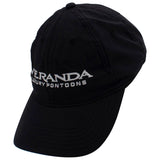 Black baseball cap with 'Veranda Luxury Pontoons' embroidered on the front.