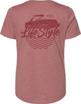 Veranda Ladies Classic Heather Mauve T-Shirt