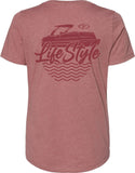 Veranda Ladies Classic Heather Mauve T-Shirt