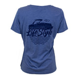 Veranda Ladies Classic Blue Triblend T-Shirt
